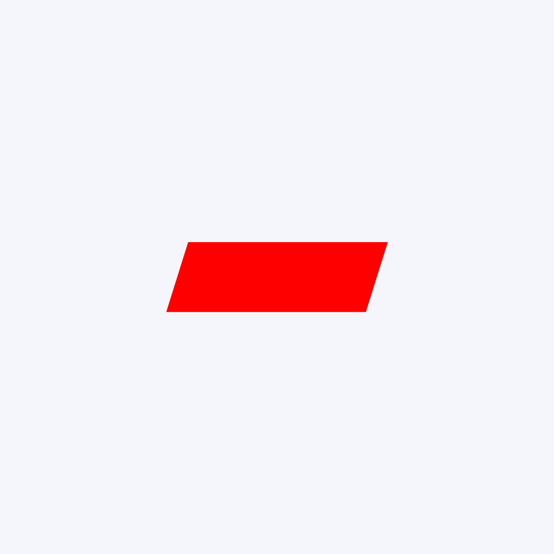 Parallelogram shape in CSS